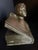 Metal Vintage Bronze-Clad Beatrice Bust: A Neoclassical Muse for the Study For Sale - Image 7 of 8