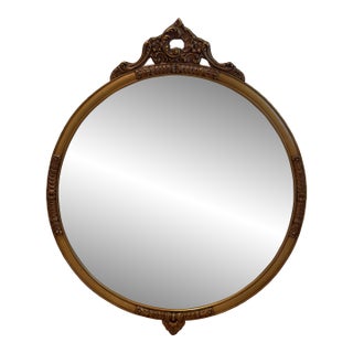 1930’s Louis Bierfeld Wood & Gesso Mirror - American Beauty For Sale