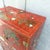 Vintage Chinese Red Hand Painted Armoire/Caninet For Sale In West Palm - Image 6 of 11
