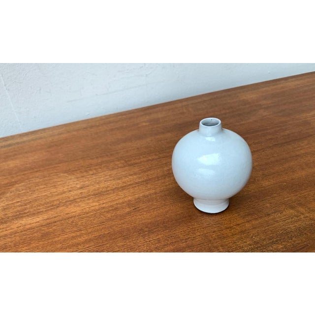 Mid-Century German Studio Pottery Vase from BKW Böttger Keramik Wandsbek, 1960s For Sale - Image 11 of 17