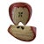 Signed Chris Colby Carved Wood Apple Sculpture, Maine Folk Art For Sale