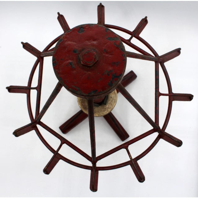 1920s Tilting Seat Swing Sample For Sale In Raleigh - Image 6 of 7