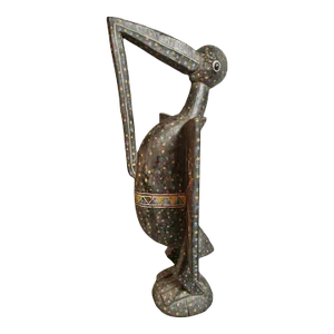 Large Vintage Senufo Prosperity Bird Statue