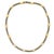 Contemporary Diamond Gold Collar Necklace 18k Enamel Section Tiger Bar Links For Sale - Image 3 of 7