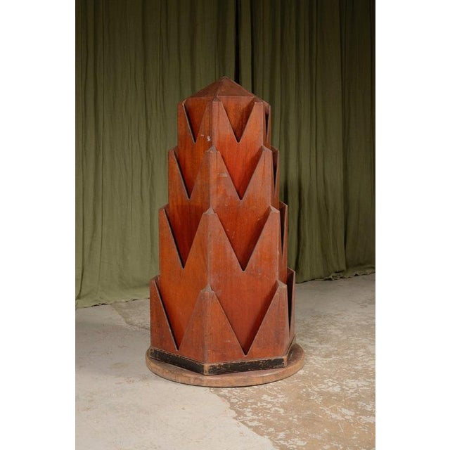 Vintage Art Deco Revolving Shop Display Stand by Carl Zeiss, 1935 For Sale - Image 4 of 11