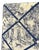 Bunny Williams Home Custom Upholstered Blue and White Toile French Memory Board Bulletin Board With Navy Grosgrain Ribbon For Sale - Image 4 of 10