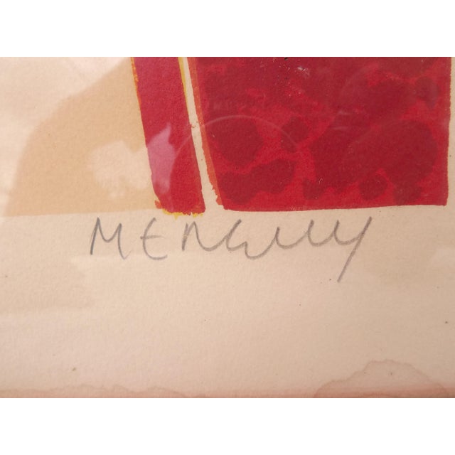 Menguy Frédéric, Lithograph Composition, 1970, Lithograph For Sale - Image 8 of 11