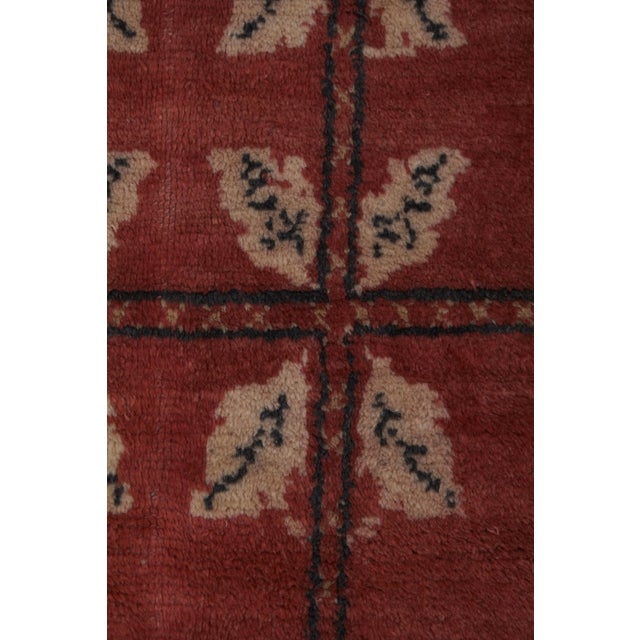 Textile Vintage Red Turkish Karapinar Rug 4'8'' X 6'10'' For Sale - Image 7 of 13