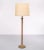 Hollywood Regency Suede Floor Lamp, France, 1975 For Sale - Image 11 of 11