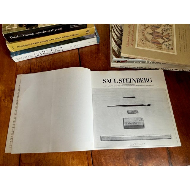 1978 First Edition Saul Steinberg Art Book For Sale - Image 4 of 12