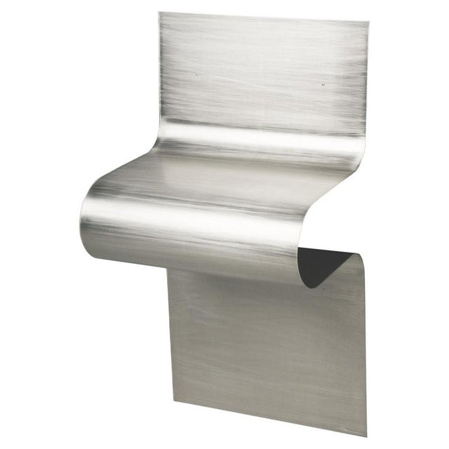 Wave Console Table in Powder Coated Aluminium by Julien Vidame For Sale - Image 6 of 6