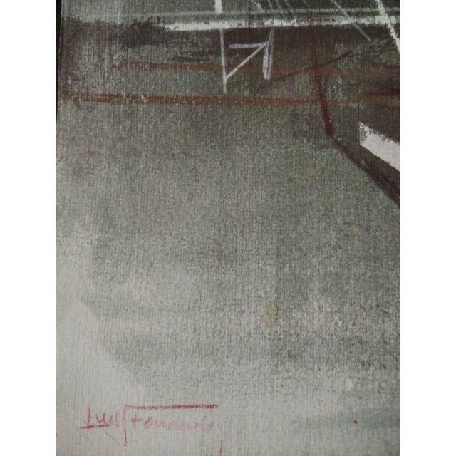 Contemporary Luis Fernandez, La noria del milenio, 2000s, Mixed Media on Paper For Sale - Image 3 of 4