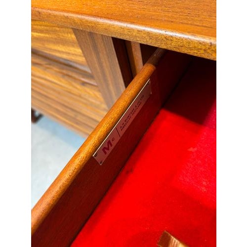 Brass Hardware Sideboard from McIntosh For Sale - Image 6 of 7