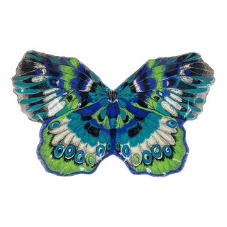 Vintage Butterfly Shape Serving Tray Decor For Sale