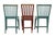 Mid 19th Century Painted Pine Harlequin Dining Chairs, 1860, Set of 6 For Sale - Image 5 of 15