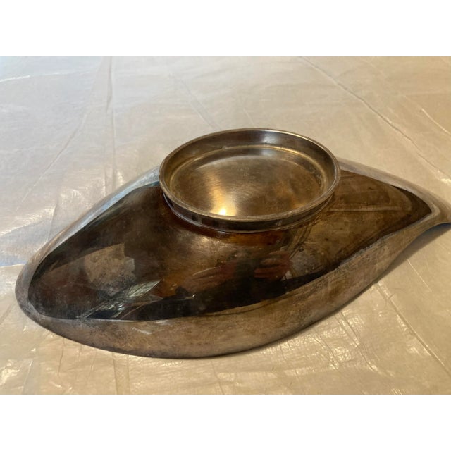 1980s 1980s Vintage Enamel Blue Bowl For Sale - Image 5 of 6