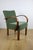 Vintage Art Deco Loft Armchair in Olive Green, 1960 For Sale - Image 10 of 11