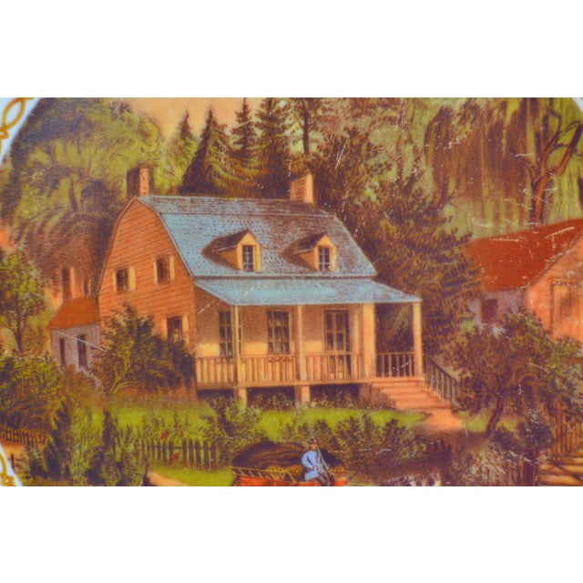 1987 Corelle Limited Edition Summer Scene Plate Corning Glass Works U S A For Sale - Image 11 of 14