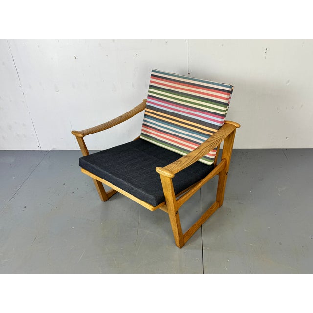 Mid-Century Modern Danish Easy Chair in Oak by Finn Juhl for France & Søn, 1950s For Sale - Image 15 of 18