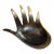 Vintage Brutalist Walter Bosse Sculptural Bronze Hand Bowl or Ashtray, Herta Baller, Austria, 1950s For Sale