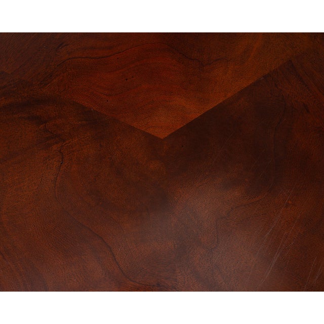 Ralph Lauren Mahogany Bryce Pedestal Center Table For Sale - Image 16 of 17