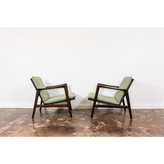 Armchairs “Stefan” type 300-139, manufactured by Swarzędzkie Fabryki Mebli, Poland in the 60s. Armchairs made entirely of...