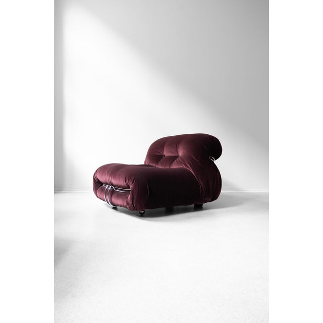 1970s Vintage Soriana Lounge Chair by Afra & Tobia Scarpa for Cassina, 1970s For Sale - Image 5 of 13