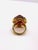 Bochic “Capri” Vintage Natural Ruby & Diamond Retro Ring Set In 18K Gold & Silve For Sale - Image 12 of 12