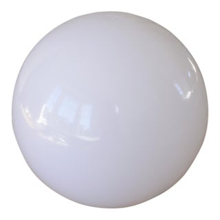 Vintage Mid-Century Modern Extra Large Modernist 18" Diameter Acrylic Globe for Lighting For Sale