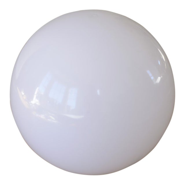 Vintage Mid-Century Modern Extra Large Modernist 18" Diameter Acrylic Globe for Lighting For Sale