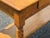 19th C. Tiger Oak One-Drawer Library Table - Twist Legs + Highly Detailed For Sale - Image 15 of 17