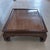Vintage Low Chinese Ming Dynasty Kang Solid Wood Coffee Table With Clear Lacquer Recessed Top For Sale - Image 13 of 17