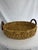 Late 20th Century Woven Seagrass Tray With Wooden Handles — Coastal Organic Style For Sale - Image 4 of 6