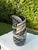 Contemporary Sculptural Black & White Studio Pottery Ribbon Vessel For Sale - Image 4 of 12