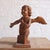 Traditional 19th Century Belgian Carved Oak Cherub Statue For Sale - Image 3 of 5