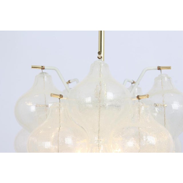 Small Tulipan Glass Pendant attributed to Kalmar, Austria, 1960s For Sale - Image 15 of 18