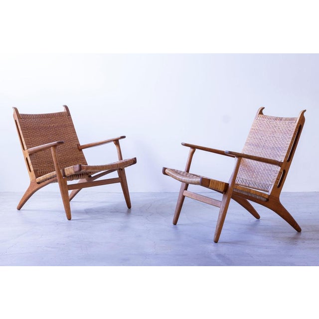 CH-27 Chairs by Hans J. Wegner for Carl Hansen & Søn, 1950s, Set of 2 For Sale - Image 10 of 18
