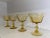 Glass 1960s Lenox Bryce in a Subtle Shade of Antique Yellow - Champagne Sherbet Glasses- Set of 4 For Sale - Image 7 of 8