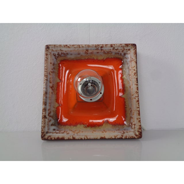 Pop Art Ceramic Wall Lamp, Germany, 1970s For Sale - Image 15 of 15
