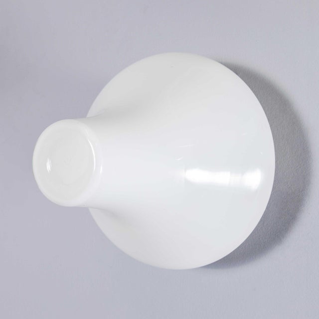 Black Opaline UFO Wall Lamp, 1950s For Sale - Image 8 of 11