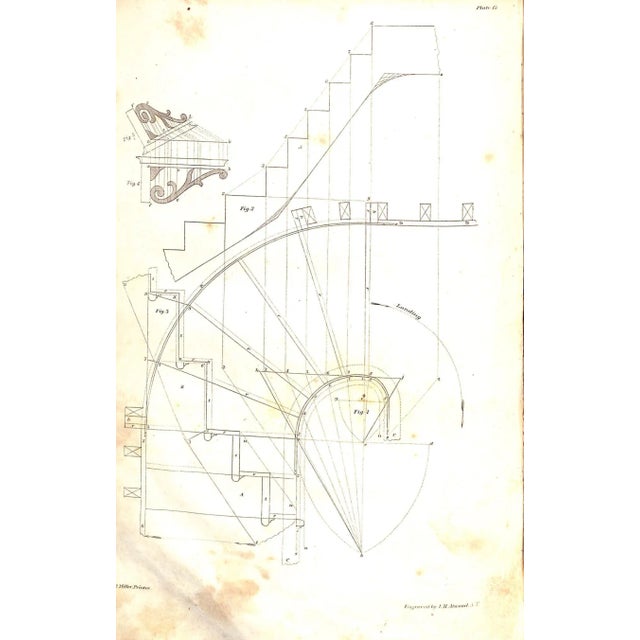 "The Modern Geometrical Stair-Builder's Guide" 1845 De Graff, Simon [Architect] For Sale - Image 13 of 13