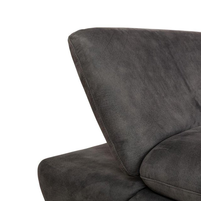 Viola Ottoman in Grey Fabric from Willi Schillig For Sale - Image 5 of 14