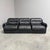 Three-Seater Sofa in Black Leather by Dreipunkt, 1970s For Sale - Image 3 of 18