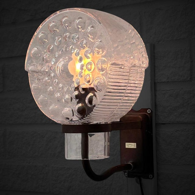 Outdoor Facade Lamp in Copper and Glass from Westal, Sweden, 1960s For Sale - Image 6 of 14