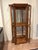 Rustic European 1980s Burled Walnut Vitrine For Sale - Image 3 of 3