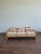 1970s Bamboo sofa upholstered in "Kabul" by Brunschwig & Fils (1973). This beautiful designer fabric features a hand...