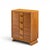 Wood Paul Frankl for Brown Saltman Mid Century Oak and Brass Highboy Dresser For Sale - Image 7 of 8