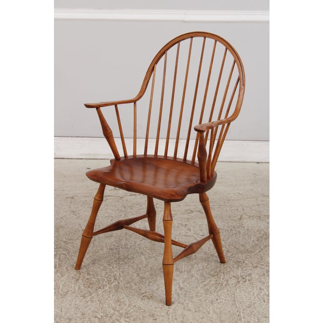 Traditional Dr Dimes Comb Back Windsor Armchair For Sale - Image 3 of 17