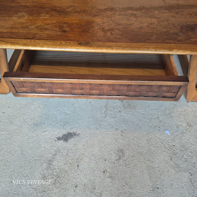 Lane Furniture Lane Perception Mid Century Modern Walnut Coffee Table C. 1960 For Sale - Image 4 of 10