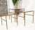 Set of 3 Nesting Glass Top Faux Bamboo Gilt Metal End Side Stacking Tables For Sale - Image 12 of 13